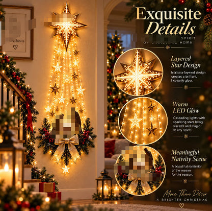 Bethlehem Star Nativity Christmas Wall Light