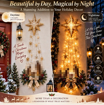 Bethlehem Star Nativity Christmas Wall Light