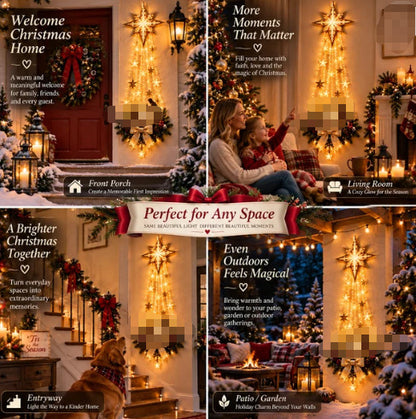 Bethlehem Star Nativity Christmas Wall Light