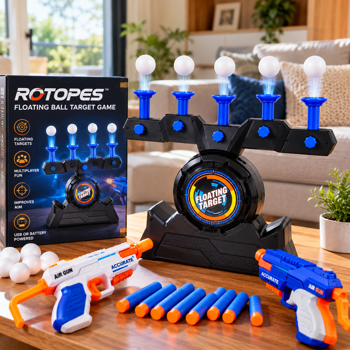 Hover Shot Floating Target Game