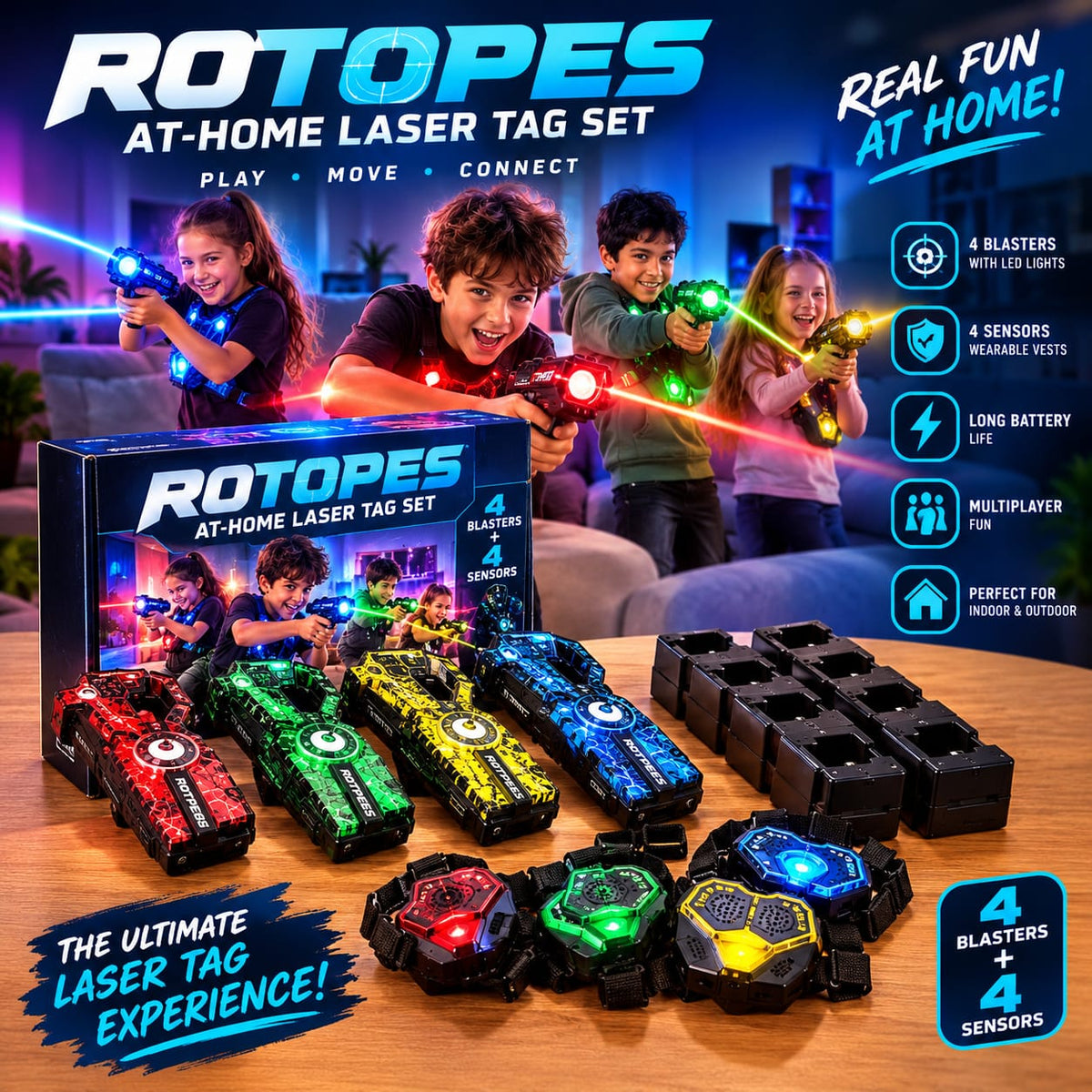 ROTOPES-Laser Tag Guns Set