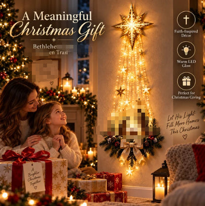 Bethlehem Star Nativity Christmas Wall Light